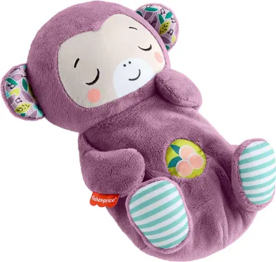 Jucărie de pluș Fisher Price Soothe & Snuggle - Maimuță, mov