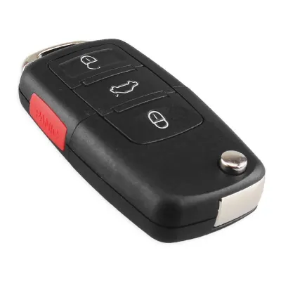 Carcasa Cheie Auto Techstar® compatibila cu Volkswagen Golf, Polo, Passat, Touran, Transporter, EOS, 4 Butoane