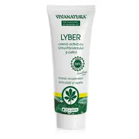 Lyber-Cremă Activă Masaj Încălzitor cu Untul Pământului și Petrol | Vivanatura