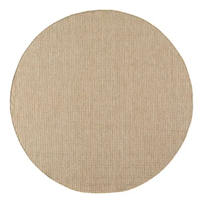 Covor pentru exterior și interior bej rotund ø 160 cm Mira 1450 – Ayyildiz Carpets