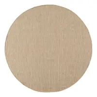 Covor pentru exterior și interior bej rotund ø 80 cm Mira 1450 – Ayyildiz Carpets