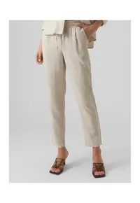 Pantaloni lungi dama - 7060 - Textil - Bej deschis