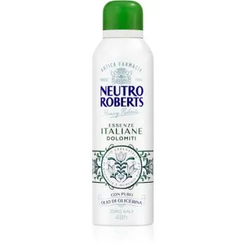 Neutro Roberts Italiane Dolomiti deodorant spray cu o eficienta de 48 h