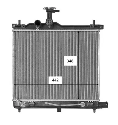 Radiator motor (Automat) potrivit HYUNDAI I10 I 1.2 -12.13