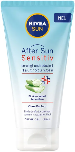 Nivea Sun Cremă-gel după soare Sensitive, 175 ml