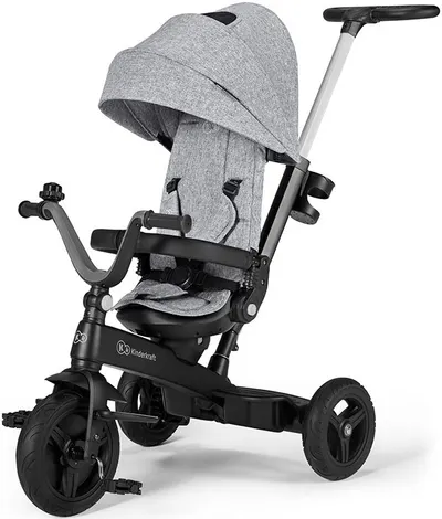Tricicleta Kinderkraft - Twipper, gri