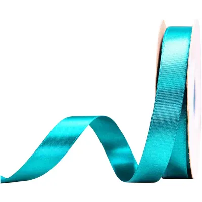 Bandă satinată lățime 0,5cm (set 10 role, total 229m) - Bleu