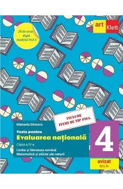 Teste pentru Evaluarea Nationala - Clasa 4 - Limba si literatura romana. Matematica si stiinte ale naturii
