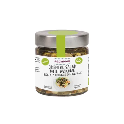 Salata orientala cu alge wakame bio 180g Algamar