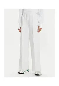 Pantaloni dama - 304582653 - Bumbac/Poliester - Alb - Alb