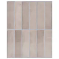 vidaXL Plăci dreptunghiulare 50 buc. Cafea Bej 29 x 23 x 0,08 cm