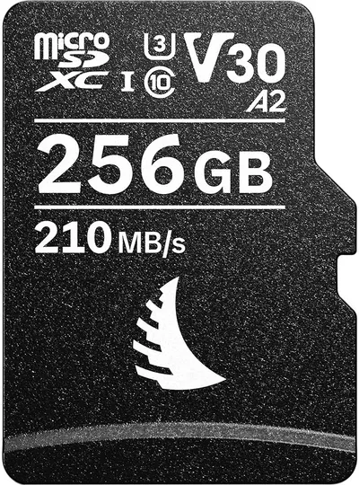 Card de memorie Angelbird - AV PRO microSD, 256GB, V30 MK2, negru