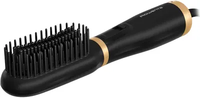 Perie electrica de par Rowenta - Powerstraight, Wet & Dry, 500W, negru