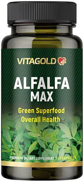 Alfalfa Max, 30 capsule, Vitagold