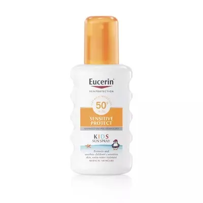 Spray de corp pentru copii SPF 50+ Sun Protect Sensitive, 200 ml, Eucerin