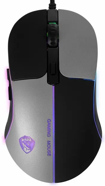 Mouse de gaming Roxpower - T-Rox STGM066, negru/gri