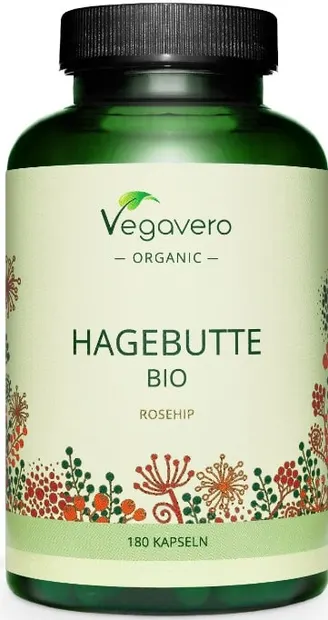 Hagebutte Bio Rosehip, 180 capsule, Vegavero