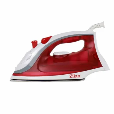 Fier de Calcat, Putere 1600W, Talpa Inox, Alb / Rosu