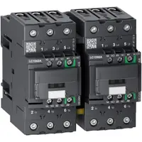 Contactor reversibil 3P 80A Ac-3 pana La 440V, bobina 24V Dc Schneider LC2D80ABBE