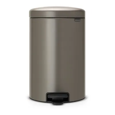 Coș de gunoi gri cu pedală din oțel 20 l NewIcon – Brabantia