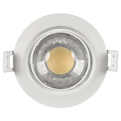SPOT LED INCASTRABIL, rotund, reglabil, 8W, lumina neutra