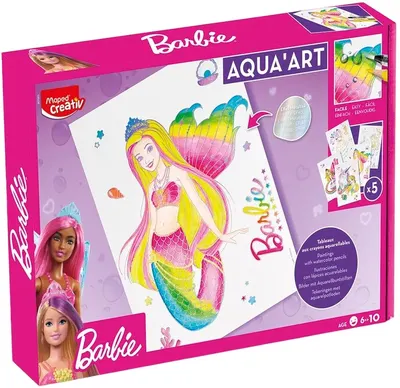 Set creativ Maped Creativ - Aqua Art, Barbie
