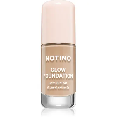 Notino Glow Foundation With SPF 50 & Plant Extracts make-up pentru luminozitate SPF 50 02 Light Neutral 30 ml