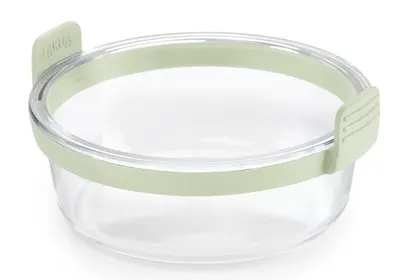 Recipient din sticlă pentru friteuză cu aer cald Lekue – 20.9 x 10 cm, transparent/verde