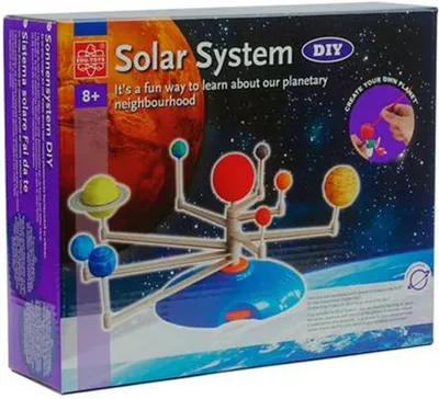 Set creativ Edu Toys - Fă singur Sistemul solar