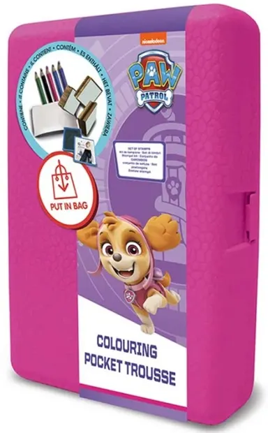 Cutie de depozitare Multiprint Paw Patrol - Cu accesorii, roz