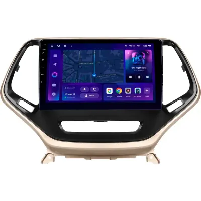 Navigatie Auto MOSS M2 Jeep Cherokee 5 2015-2018 4+32GB 10" IPS Octa-core 1.6Ghz, Android 4G Bluetooth 5.1 DSP