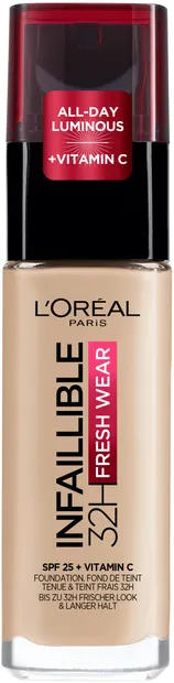 L'Oréal Fond de ten Infaillible Fresh Wear, SPF25, 130 Beige Peau, 30 ml