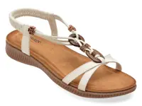 Sandale IMAGE albe, 921, din piele ecologica