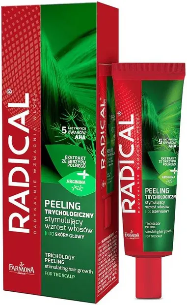 Farmona Radical Peeling trichologic al scalpului pentru creșterea părului, 75 ml