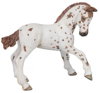 Figurina Papo Horses, Foals And Ponies – Manz, rasa Apaluza, maro