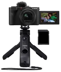Aparat foto compact Canon - PowerShot V1 Premium Vlogger Kit, negru