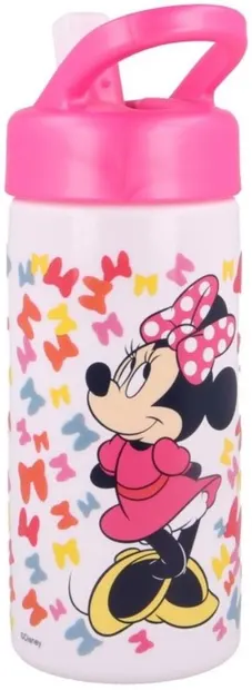 Sticlă cu paie Stor Minnie - 410 ml
