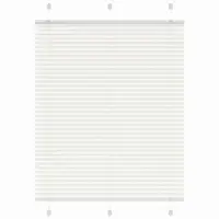 vidaXL Jaluzea plisată alb 110x100 cm Lățime țesătură 109,4 cm