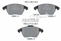 Set placute frana fata Textar 2358701 Audi, VW, Skoda, Seat