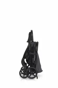 Carucior sport pentru copii dual fold EasyGo Faro, certificat pana la 22 kg, accesorii si geanta transport incluse, Cloud Gray