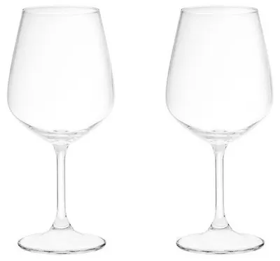 Set de pahare pentru vin Maku - Titanium Crystal, 460 ml, 2 buc.