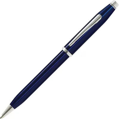 Pix Cross Century II - Blue Lacquer Chrome Point
