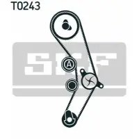 Set pompa apa+curea dintata SKF VKMC 01935
