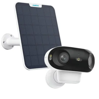 Camera supraveghere panoramica wireless cu panou solar Reolink Argus 4 Pro B740X, 4K, 4 mm, lumina alba, microfon, difuzor, acumulator 5000mAh, bluetooth, WiFi, slot card