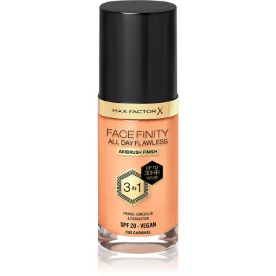 Max Factor Facefinity All Day Flawless machiaj persistent SPF 20 culoare 85 Caramel 30 ml