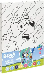 Kit de pictat după numere Moxy Bluey