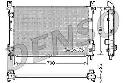 Radiator racire motor potrivit CHRYSLER PACIFICA 3.5