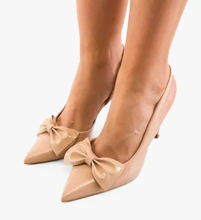 Pantofi stiletto dama Ebysyna Nude