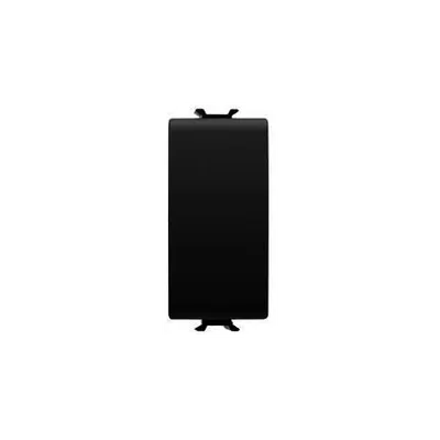 Intrerupator cap cruce 1P 250V ac - 16AX - NEUTRAL - 1 MODULE - BLACK - CHORUS