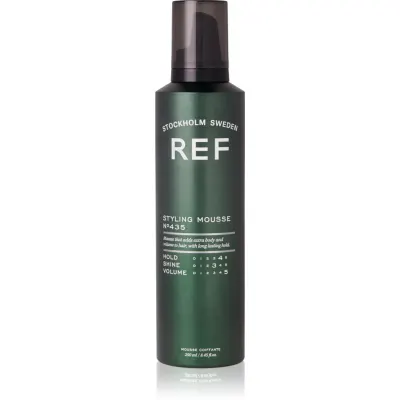 REF Styling Mousse spumă de lux pentru volum pentru fixare de lunga durata 250 ml
